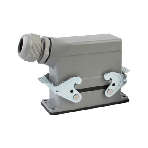 Heavy-Duty Connector 72-core Rectangular Cold Pressure HDC-HDD-072 Aviation Plug Socket Industrial Waterproof 10A(Lower Shell Female)