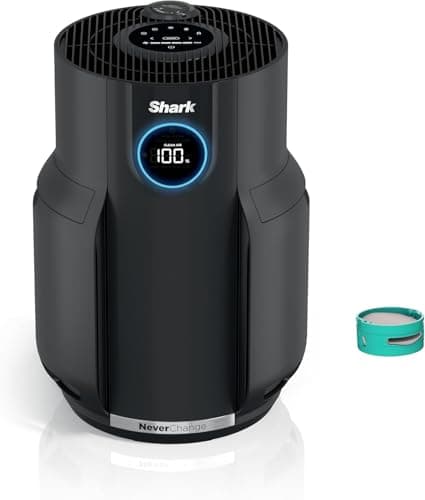 Shark HP152 Air Purifiers for Home Large Room with NeverChange Air Filter, Covers 650 Sq. ft, Odor Neutralizer and Clean Sense Technology (Renewed)