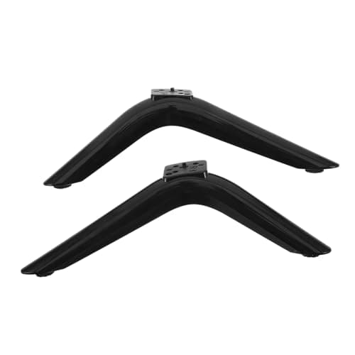 Luxshiny 2pcs Tv Stand Legs Replacement with Screws, Abs Material Tv Base Brackets for LED Screen Televisions 32-65 Inch, Universal Compatibility, Resist Deformation, Modern Design for Home