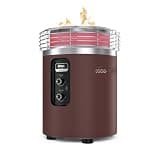 Ninja Fireside360 Outdoor Heater & Fire Pit | 3 Modes: Flame & Heat | Portable for Patio, Deck, Camping, Easy Control Smokeless Flame | Push to Start Ignition | Brown | OF101BR1