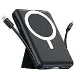 Azmuth for MagSafe Portable Charger, 10000mAh Magnetic Power Bank with 20W PD USB-C Fast Charging LED Display for MagSafe Battery Pack, Magnetic Travel Charger for iPhone 17/16/15/14/13/12 Series