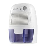 Dehumidifier 23W, 250ml/day, compact, efficient; ideal for reducing moisture and preventing mold and bad odors.