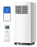 Feelfunn 14,000 BTU Portable Air Conditioners - 3-in-1 Portable AC Unit Cools Up to 750 Sq.Ft., with App/Wifi/Remote Control, Dehumidifier & Fan Modes, Window Mounting Kit, Ideal for Bedroom, Dorms