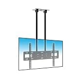 JDXQBLD Ceiling Tv Mount - Telescoping Ceiling Tv Bracket, Height Adjustable Tv Stand and Wall Mount, for 40 to 90 Inch Flat Screen Tvs, Max Vesa 900X600Mm, Loaded Up to 60Kg/132Lbs