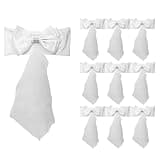 TKOWTB Elastic Wedding Chair Sashes, Multi-Color Bowknot Decorations for Banquet, Party, Hotel - and Stylish