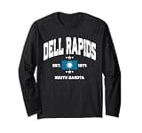 Dell Rapids South Dakota SD Retro Throwback Souvenir Long Sleeve T-Shirt