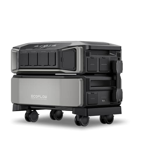 EF ECOFLOW DELTA Pro Ultra 6144Wh Power Station, 120/240V 7200W AC Output, Lifepo4 Home Battery Backup Expandable to 90kWh, 2H to Full Charge, Solar Generator for Home Use, Emergency, Camping, RV