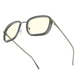 GUNNAR Gaming Glasses - FalloutVault 33 Olive Amber Lens - Blue Light Blocking Relieve Dry Eye