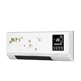 Space Heater 2000W Wall Mounted Air Cooler Conditioner Heater Fan Heating Cooling Room Bathroom Waterproof Remote Timing Air Conditioning Fan Electric Heaters