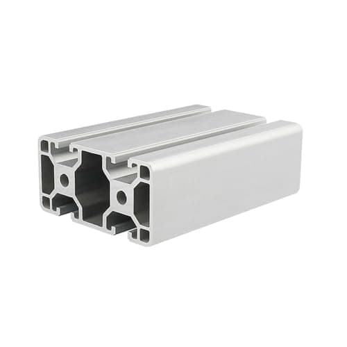ELILANEY 500mm 19.69" Long 4080N2 Extrusion Profile 2.2mm Wall Thick 40x80mm Aluminum Rail Frame 8.2mm Slot European Standard Stand Edge