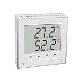 Centopto Digital Temperature and Humidity Sensor with Modbus RS485, Industrial High Accuracy Monitoring Transducer Thermometer Hygrometer with LCD Display DC10~28V