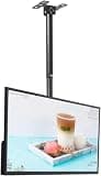 LNNW Adjustable Ceiling TV Mount Bracket - TV Wall Mount Bracket - 15° Tilt and Swivel TV Ceiling Mount, 3 Installation Methods for Most LED LCD Flat Curved Screen TVs & Monitors