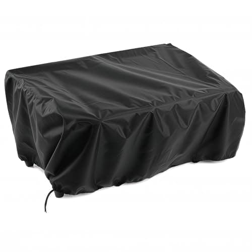 Kronabelle Dust Cover for Turntable, Oxford Fabric Cover with Elastic Bottom, Universal Fit for Record Players and Audio Equipment, Dust and Scratch Guard, 22.4 x 18.9 x 9.1 in