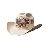Simnek 250th Anniversary Hat, Retro Patriotic Cowboy Novelty Hats 1776–2026, Independence Day Themed Cowboy Cap, Unisex