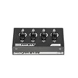Superlux HA4D 4-Channel Headphone Amplifier for Podcast & Studio, USB-C Powered Audio Splitter with Independent Volume & Mute Control, 3.5mm Real-Time Monitoring for Up to 4 People, Compact Mixer