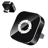 4 in 1 Screen Mirroring Wireless CarPlay Adapte, 2026 Upgraded Wired to Wireless for Apple CarPlay & Android Auto & AirPlay & MirrorLink, Mini USB Car Play Adapter with Type-C Extension, Plug and Play