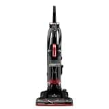 BISSEELLL PowerForce Helix Turbo Rewind Pet, Upright Vacuum Cleaner, Multi-Cyclonic System, 13in Path, Pet Friendly, Turbo Brush Included (Black & Red)