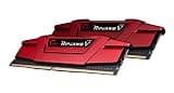 G.SKILL RipjawsV Series DDR4 RAM (XMP) 16GB (2x8GB) 2666MT/s CL15-15-15-35 1.20V Intel AMD Desktop Computer Memory U-DIMM - Red (F4-2666C15D-16GVR)