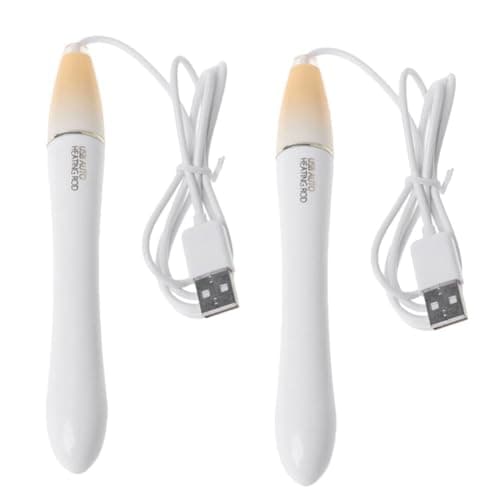 2-Pack USB Heated Rods, Auto 38℃ Temp Control, Waterproof Body Warmer, Fast Heating, Safe Low Voltage