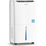 Waykar 2,000 Sq. Ft. 34 Pints 2025 Most Efficient Energy Star Dehumidifier for Basement & Home with Auto or Manual Drainage, Ultra Quiet 33dB, 0.62-Gallon Water Tank