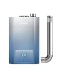 Vancepic 5.1 GPM Condensing Natural Gas Tankless Water Heater, 120,000 BTU High Efficiency Indoor On-Demand Heater with Smart Digital Control, Stainless Steel Heat Exchanger,LED Digital Display