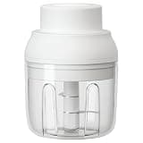 Electric Mini Food Chopper, 250 mL Wireless Garlic Chopper for Kitchen, Portable Food Processor with USB Charging, Three-Leaf Vane for Meat, Vegetables, Nuts