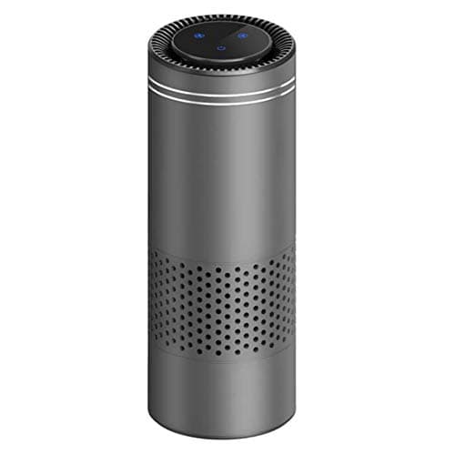 Car Air Purifier Electric Air Freshener USB Mini Air Purifier HEPA Vehicle Air Ionizer Germicidal Filter Disinfection Clean Room,Gray