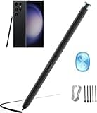 Galaxy S23 Ultra S Pen [WithBluetooth] Replacement for Samsung Galaxy S23 Ultra Stylus Pen, 4096 Pressure Sensor, Air Command Touch-Free Control+ 5*Tips (Black)