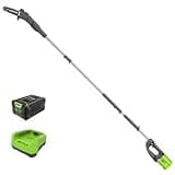 Greenworks 80V 10" Cordless Polesaw (Great For Pruning and Trimming Branches / 75+ Compatible Tools), 2.0Ah Battery and Charger Included