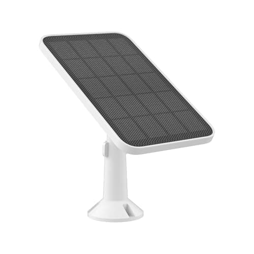 Noorio Solar Panel 3W for Security Camera Outdoor, Solar Charger for Security Camera Outdoor Wireless, Portable Outdoor Charger with 10ft Extension Cable
