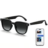 2026 AI Smart Glasses, Bluetooth Glasses for Men Women, Open-Ear Music & Calls, Touch Control, Voice Assistant, Real-Time Translation, 35g Lightweight for Business Meetings, Travel & Daily Use