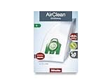 Miele Original AirClean 3D Efficiency U Vacuum Cleaner Bags for Miele Dynamic U1 and S7 Models, Filters More Than 99.9% of Dust, Pack of 4 – 10123230