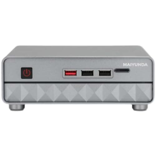 HKUXZR Mini PC,Intel N305 M1 Mini Pro NAS Host Soft Router,4*Intel i226-V 2.5G,1*DDR5 4800MHz,1*DP1.4,1*HDMI2.1, Support 4K 60Hz,Supports up to 5*M.2(PCIE3.0×1) Nvme (16GB RAM 256GB SSD)