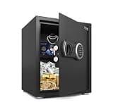 fireproof safe Steel Security Safe And Lock Box With Electronic Keypad, For Cash, Jewelry, Documents, Black H400*W330*D320mm