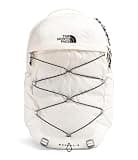 The North Face Women's Borealis Commuter Laptop Backpack - Everyday Travel Bag, Laptop Sleeve, Reflective Details, Gardenia White/TNF Black-NPF, One Size