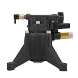 Aramox High Pressure Washer Pump 3000 PSI 2.4 GPM Horizontal Plunger Pump Inclined Disk Axial Plunger with 3/4 Inch Shaft Double Seal for GC190 Simpson