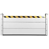 Reusable Baffle Flood Barrier Heavy Duty Unit Module Flood Protection Baffle Aluminum Barriers Board Detachable Diversions Board for Garage Door & Home Entry