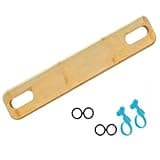 TKOWTB Highchair Accessories Wooden Footrest Non-Slip Pedals Baby High Chair Replacement Parts Material