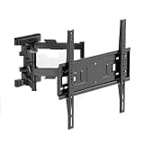 LIUZQWAED Telescopic Rotating TV Wall Mount - with Articulating Swivel Extension Tilting Leveling Bracket, Max VESA 400x400mm Holds Up to 40kg, for Large TVs Up to 60 Inch