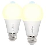 Sengled Motion Sensor Light Bulbs, A19 LED Dusk to Dawn Bulbs 3000K Soft White, Motion Activated Indoor Outdoor Light Bulbs 8.8W (60W Equivalent) 800 Lumens for Porch, Garage, Hallway, 2 Pack
