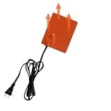 KENUOS 2PCS Engine Block Heater Oil Pan Heater Pad with Thermostat 120V 150W 4 X 5 Inch Super Strong Self-Adhesive Metal Surface Dipstick Engine Block Silicone Heating Pad with 68 Inch Long Power Cord