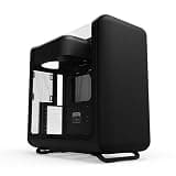 Hyte X50 - Modern Performance ATX Mid-Tower Gaming PC Case - Optimized High Airflow Chassis - 4mm Thick, Curved, Laminated Acoustic Glass - Micro Mesh Panels w Sturdy Stamped Steel - Pitch Black