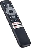 Besia RC902N FMR1 Remote Control for All TCL Google Smart TV and Android Smat TV,Replacement 55R646 55S546 65R646 65S546 75R646 75S546 Mini-LED QLED 4K UHD [ Without Voice Function]