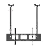 Display Bracket Monitor Mount,tv Wall Mount, TV Ceiling Mount Adjustable Bracket, Double Bar Adjustable Tilt TV Bracket, Suitable for 55-86 Inch Large LED Screens