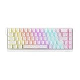 AJAZZ NK68 V2 Mechanical Keyboard Wired, 68 Key Hot Swappable Gaming Keyboard, Compact 65% Mini Keyboard with Mixed Backlight, Full N-Key Rollover for PC Mac Office