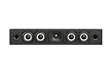 Polk Monitor XT35 Slim Center Channel Speaker - Hi-Res Audio Certified, Dolby Atmos & DTS:X Compatible, 1" Terylene Tweeter & Four 3" Dynamically Balanced Woofers, Wall-Mountable, Midnight Black