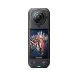 Insta360 X5 - Waterproof 8K 360° Action Camera, Leading Low Light, Invisible Selfie Stick Effect, Rugged and Replaceable Lens, 3-Hour Battery, Built-in Wind Guard, Stabilization, Triple AI Chip Design
