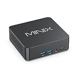 MINIX Mini PC N300, Intel Core 3 Processor N300 (8-Core, up to 3.8GHz), 16GB DDR5 RAM, 512GB PCIe SSD, Triple 4K Display Support, WiFi 6, Bluetooth 5.2, 2.5G LAN, Windows 11 Pro
