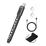 KONIX Electronic Wind Instrument, DC02 Pro Digital Wind Instrument with 10 Musical Tones, MIDI Bluetooth, Built-in Battery, EWI Instrument for Beginners, Black