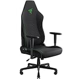 Razer Iskur V2 X Ergonomic Gaming Chair: Built-in Lumbar Support - Widened Seat Base - High Density Foam Cushions - Adjustable 152 Degree Recline - 2D Armrests - Plush Fabric Finish - Black